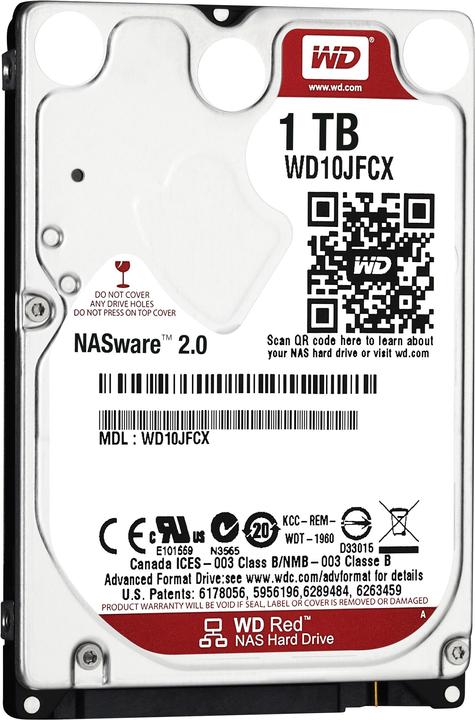 Actual product image WD Red Plus (1 TB, 2.5", CMR)