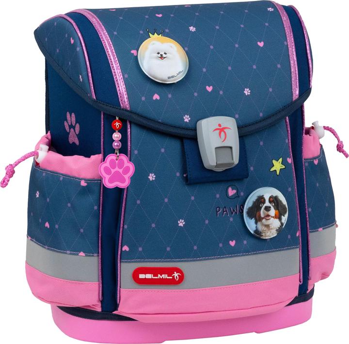 Image du produit Belmil Classy Plus Schulranzen Set 5teilig mit Brustgurt (19 l)