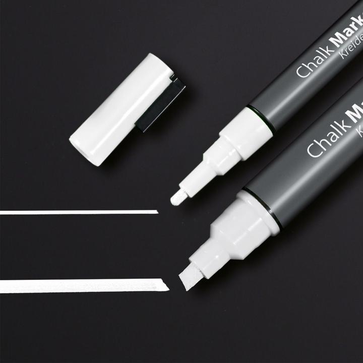 Actual product image Sigel Artverum chalk marker 20 + 50 Set (1-2 + 1-5 mm) (White, 5 mm, 2 x)