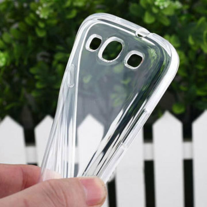 Actual product image Siri Silicone Case for Samsung S3 - Transparent (Samsung Galaxy S III I9300)