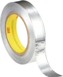 Produktbild 3M Metallklebeband 431, 12 mm x 55 m, silber Träger aus Weich-Aluminium, zur Abdeckung beim Eolxieren (12 mm)
