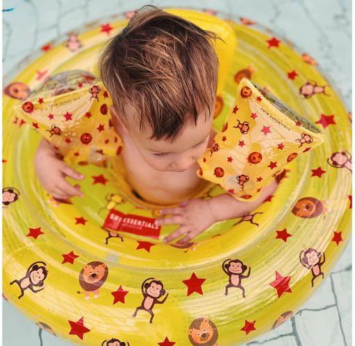 Productafbeelding Swim Essentials Zwemzitje 0-1 jaar Circus Geel