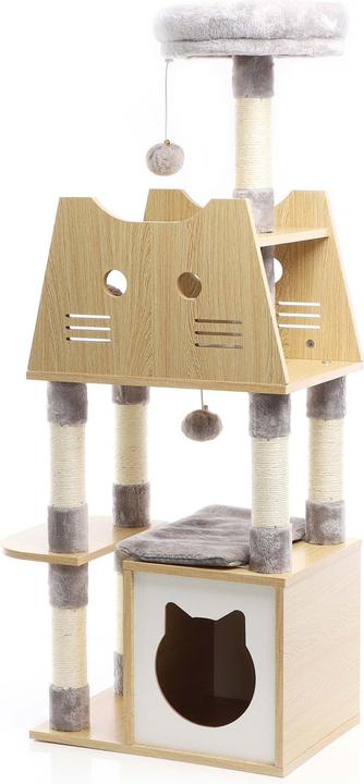 Produktbild Fudajo Kratzbaum (12.60 cm, Holz + Grau)