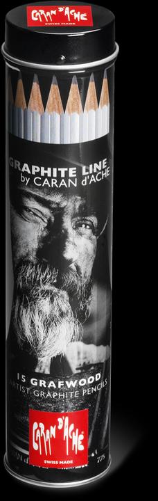 Actual product image Caran d'Ache Grafwood (0.50 mm, 4h, 4B, 5B, 7B, 9B, 3H, 3B, 8B, 2B, H, B, HB, F, 2H, 6B, 15 x)