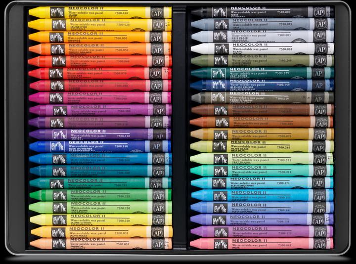 Image du produit Caran d'Ache Neocolor II Aquarelle Metallschachtel (Multicolore, 40 x)