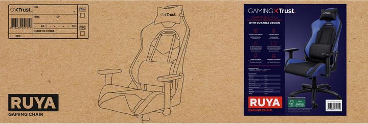 Image du produit Trust GXT714 RUYA Chaise de jeu Noir/Bleu