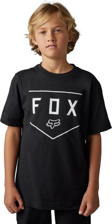 Fox Tee 23 Yth Shield Ss Blk Yxl (XL)