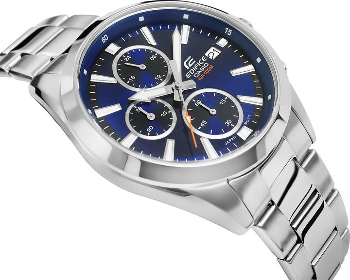 Produktbild Casio Edifice EFV-560D-2AVUEF Horloge - Staal - Zilverkleurig - 42 mm (Chronograph, 44 mm)
