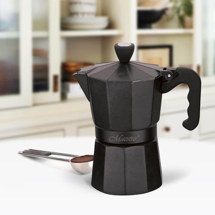 Actual product image Maestro 3-Cup Coffee Maker MR-1666-3-BLACK black (3 T.)