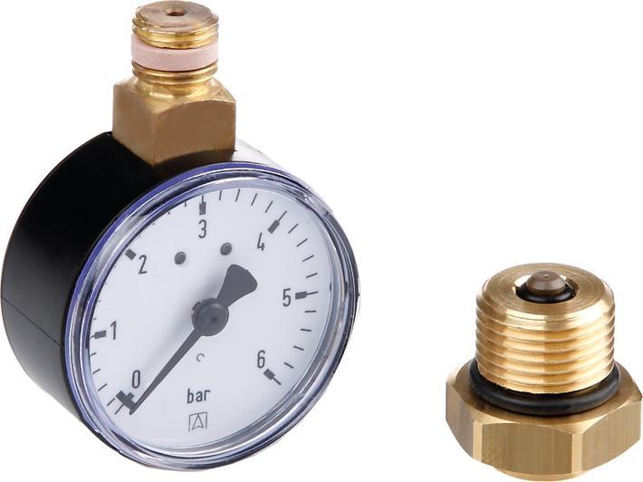 Produktbild TECE TECEfloor Manometer, für Industrie-Kunststoff-Heizkreisverteiler
