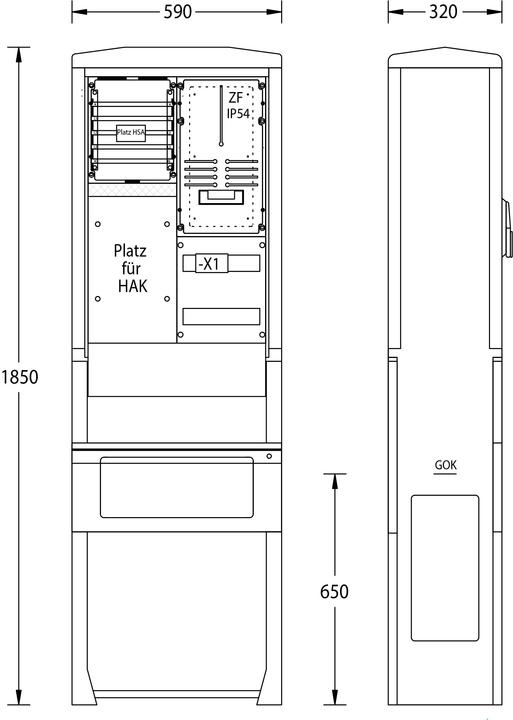 Actual product image UESA Radiator connection column