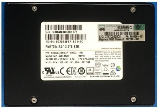 Actual product image HPE 3.2TB SSD SFF NVMe 15 MU (3200 GB)