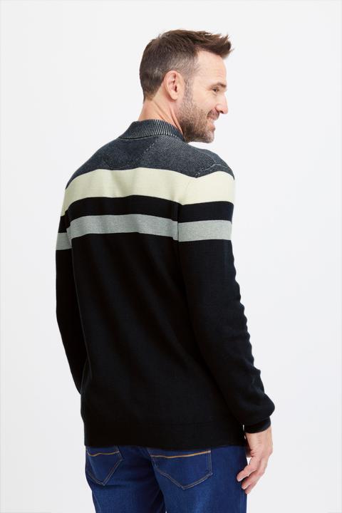 Immagine prodotto FQ1924 FQKyle maglia a righe con mezza zip a costine 21900654 (L)