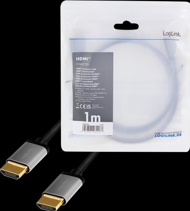 Actual product image LogiLink HDMI (Typ A) — HDMI (Typ A) (1 m, HDMI)