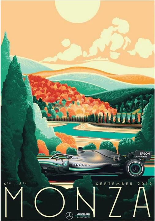 Produktbild Zoom Poster Monza Formel 1 (40 x 30 cm)