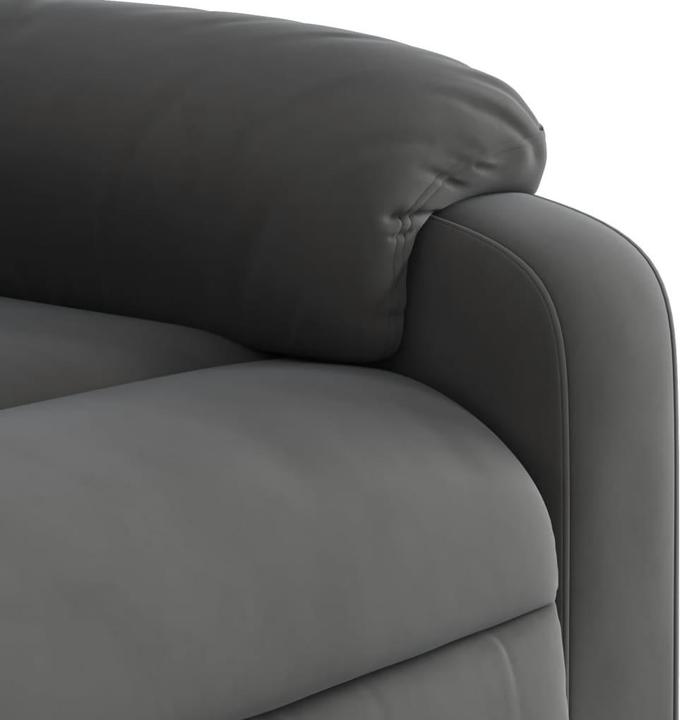 Actual product image VidaXL Massage chair dark grey microfibre fabric, colour