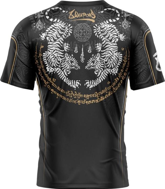 Actual product image 8Weapons Functional T-Shirt, Tiger Yant, black-yellow S (S)