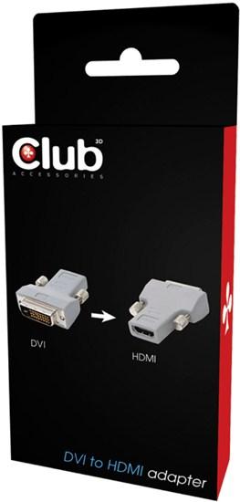 Actual product image Club 3D DVI to (HDMI, 5 cm)