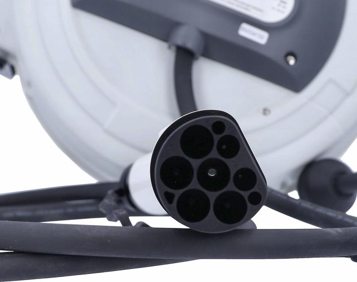 Actual product image As - Schwabe Aufroller für Elektroauto-Ladekabel 2 + 8 m (Type 2, 11 kW, 16 A, 8 m)