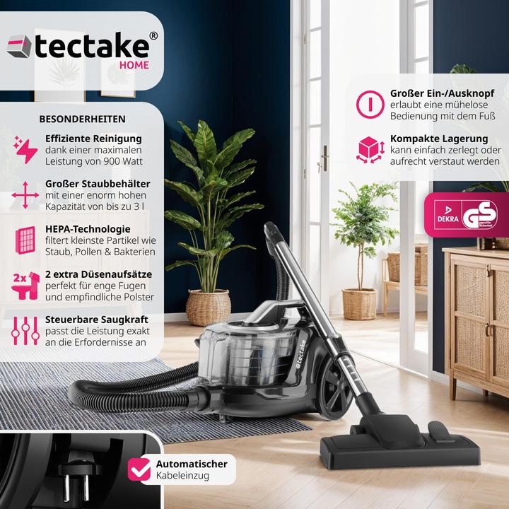 Image du produit tectake Aspirateur VC900