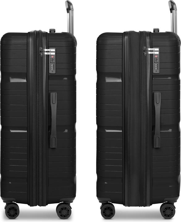 Immagine prodotto D&N Travel Line 4300-Plus Carrello a 4 ruote L 76 cm con piega ad espansione (96 l, XL (da 115l))