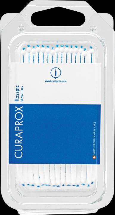 Image du produit Curaprox DF 967 Cure-dents Flosspic +silk 30 pcs.
