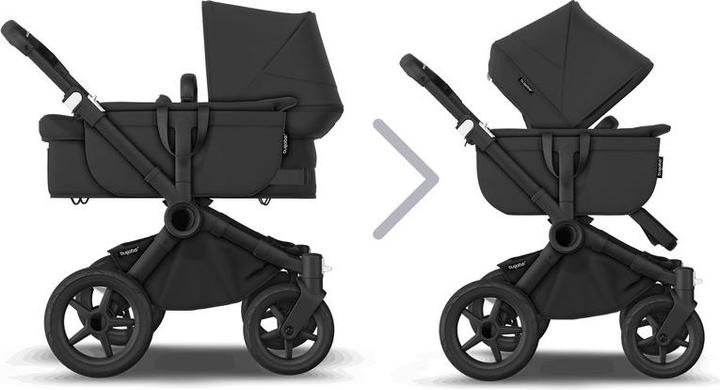 Produktbild Bugaboo Donkey 5 Mono, Schwarz/Schwarz/Schwarz