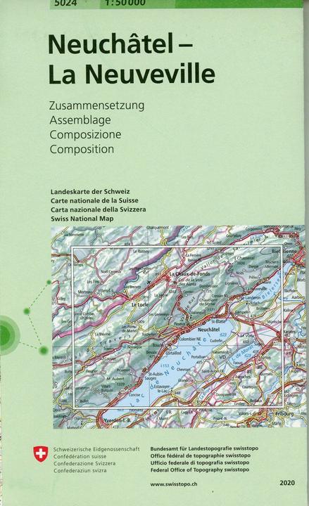 Produktbild LANDESKARTEN 1:50 000 - Zusammensetzungen