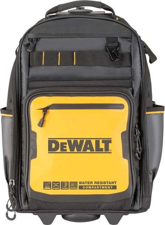 Produktbild DeWalt Werkzeugrucksack mit Taschen aus der Soft Storage-Serie auf Rollen, Teleskopgriff (46 Teile)
