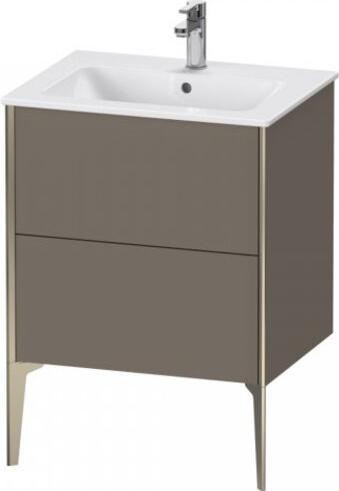 Actual product image Duravit XViu 4481 Vanity unit vertical, 2 drawers, for wash basin ME by Starck 233663, 610x480 mm (61 x 48 x 59.5 cm)