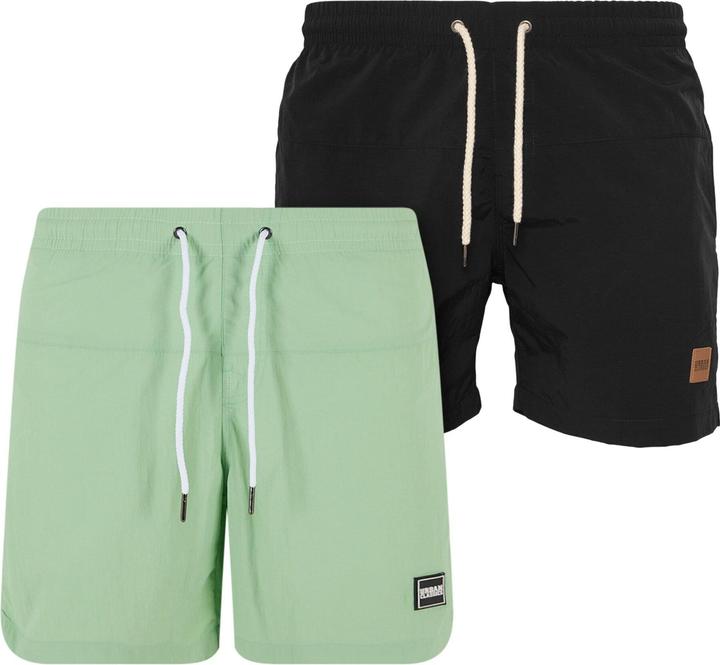 Produktbild Urban Classics Block Swim Shorts 2-Pack - 127119 (4XL, 5XL)
