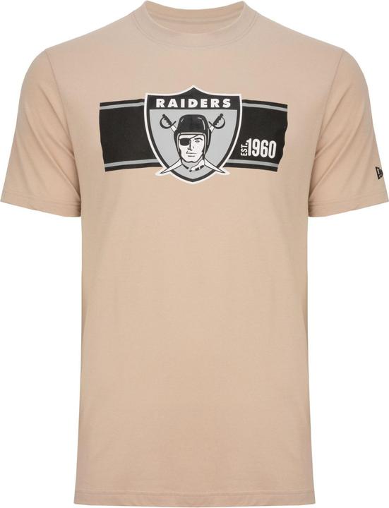 New Era Shirt - NFL SIDELINE Oakland Raiders stone - XXL (XXL)