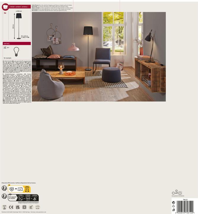 Actual product image Paulmann Neordic enja (E27)