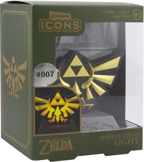 Actual product image Paladone Products Lampada Legend of Zelda - Hyrule Crest Icon Light (PLD)