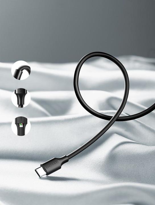 Actual product image Ugreen USB-A 2.0 to USB-C data cable (2 m, USB 2.0, 5 W)