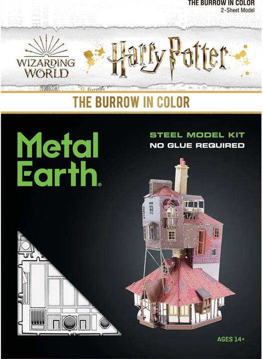 Image du produit Metal Earth Harry Potter The Burrow in Color