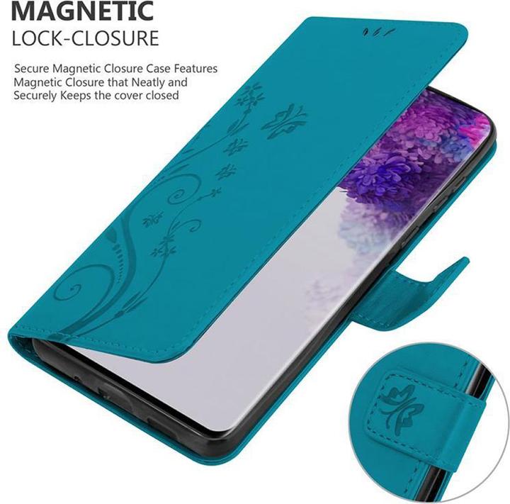Actual product image Cadorabo Flower Book Cover (Samsung Galaxy S20 Ultra)