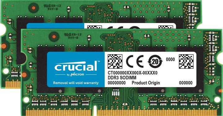 Produktbild Crucial Ct2k102464bf186d (2 x 8GB, 1866 MHz, DDR3-RAM, SO-DIMM)