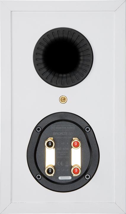 Image du produit Monitor Audio Paire d'enceintes d'étagère Bronze 50 Blanc (1 paire, 80 W)