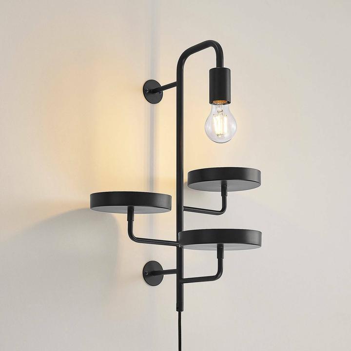 Actual product image Lindby Hanjo wall lamp (E27, IP20)