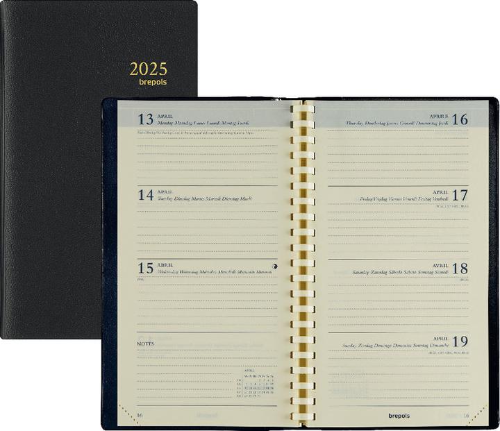 Actual product image Brepols Interplan replacement (A6, German, French, English, Dutch)