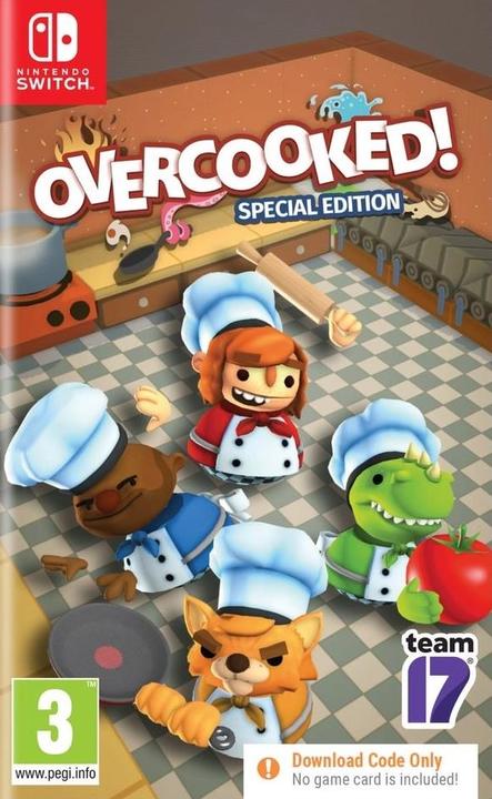 Actual product image Team17 Overcooked! Special Edition (Code in a Box) (Switch, Switch Lite, Switch OLED, EN)
