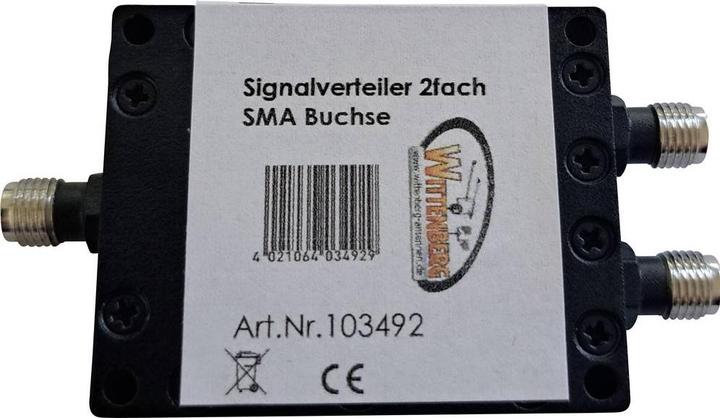 Image du produit Wittenberg Antennen Antennen Verteiler SMA-Buchse Signalverteiler 2 fach SMA Buc