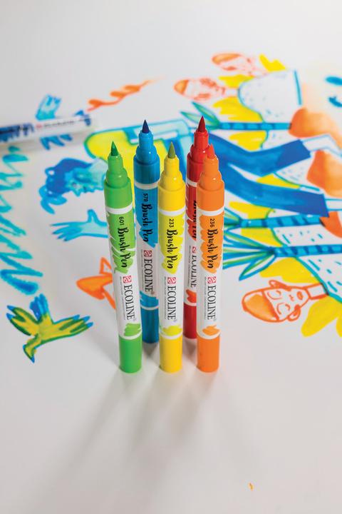 Image du produit Talens ECOLINE Brush Pen (Multicolore, 10 x)