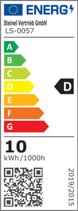 Energie-Label Steinel Schutzart (570 lm, IP44)
