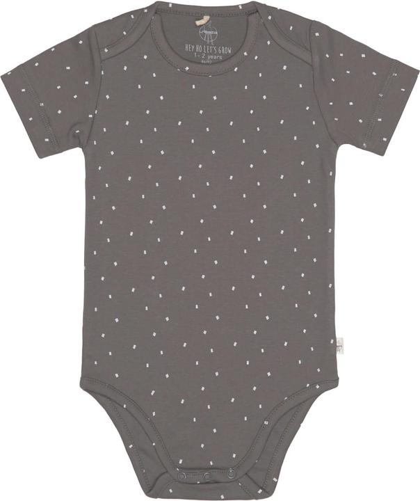 Lässig Kurzarm-Body Spots Anthracite Gr. 74/80 (74, 80)