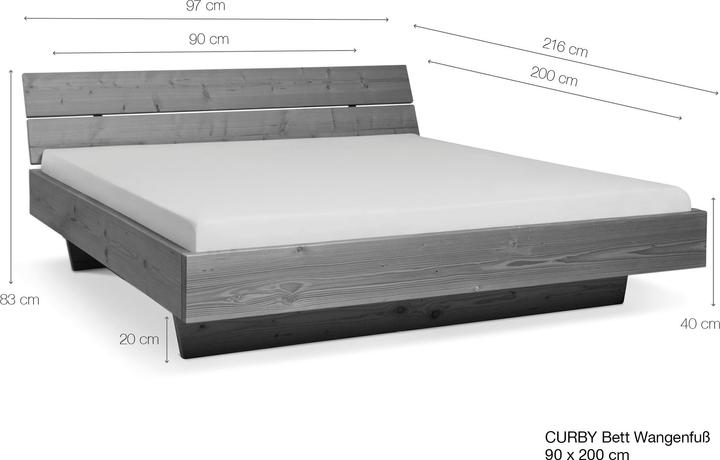 Immagine prodotto Möbel-Eins Curby (90 x 200 cm)