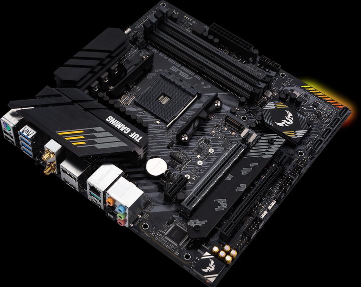 Actual product image ASUS TUF GAMING B550M-PLUS WI-FI (AM4, AMD B550, mATX)