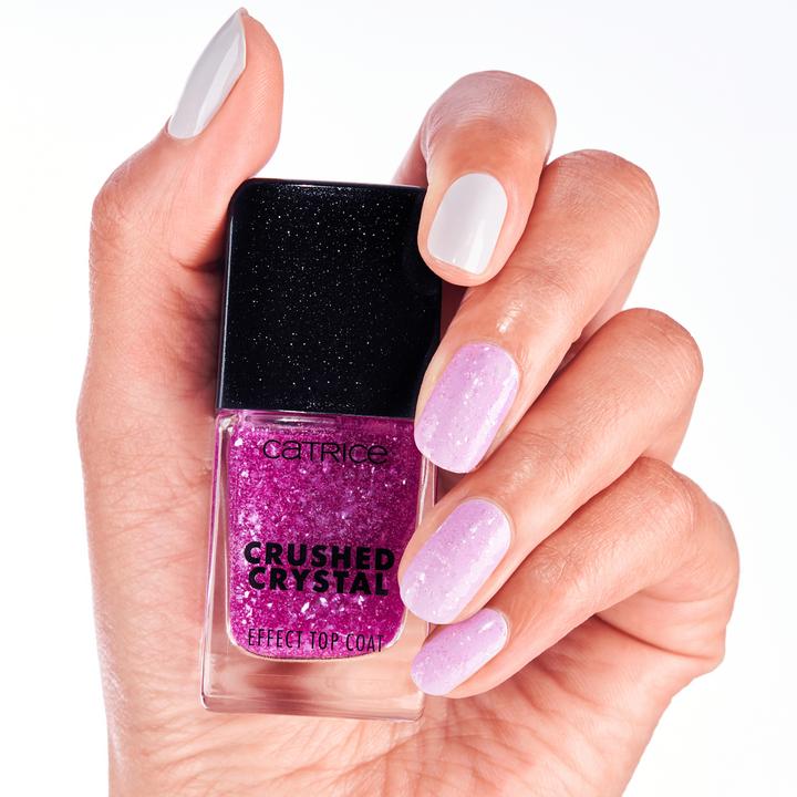 Immagine prodotto Catrice Crushed Crystal Effect Smalto Unghie Top Coat (010 Aura di ametista, Topcoat)