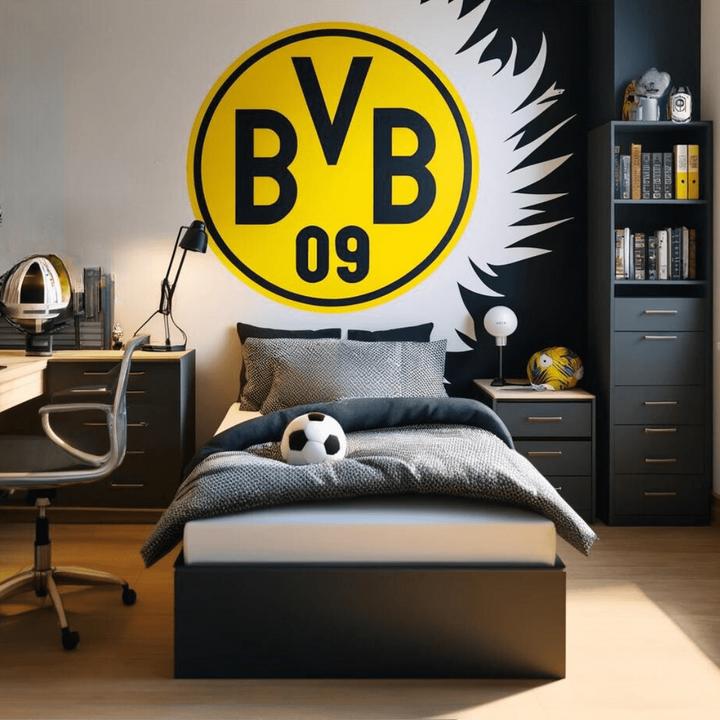 Produktbild Borussia Dortmund Logo (20 x 20 cm, 80 x 80 cm, 120 x 120 cm, 100 x 100 cm, 40 x 40 cm)